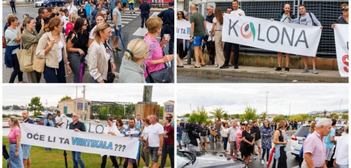 ODRŽAN PROSVJED U PODSTRANI PROTIV ŽIVOTA U KOLONAMA